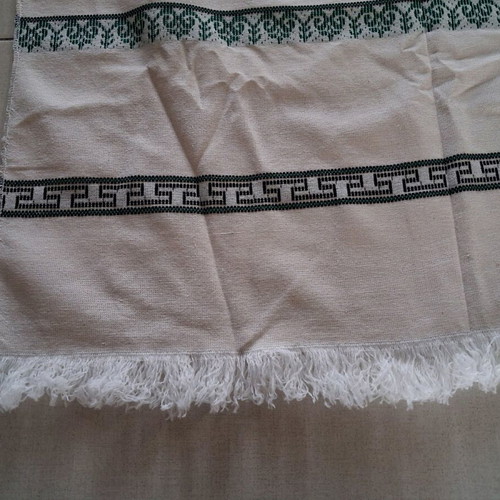 Cretan woven textile with traditional motifs, new