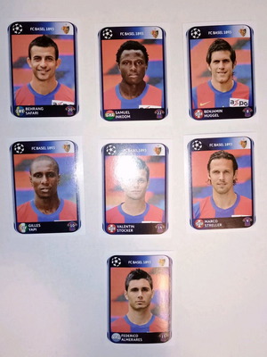 Panini Basel 2010/11 stickers like new, UEFA Champions League