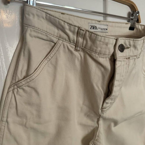 Zara white jeans size M 38, straight fit