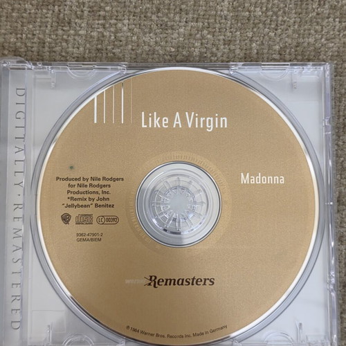 Madonna Like a Virgin digitally remastered CD