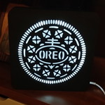 3D Εκτυπωμένο Φωτιστικό μπισκότο Oreo, φιλικό προς το περιβάλλον υλικό PLA