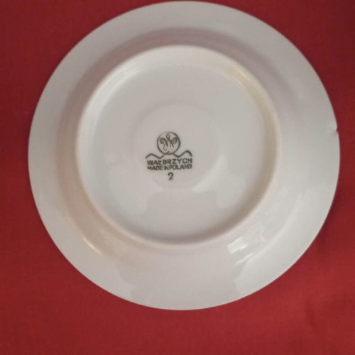 Walbrzych porcelain coffee and tea set used