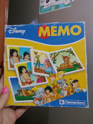 Disney Memo classic board memory game by Clementoni used