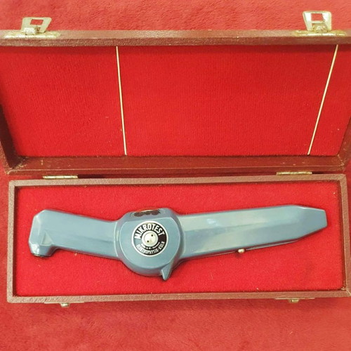 Microtest measuring tool used with case