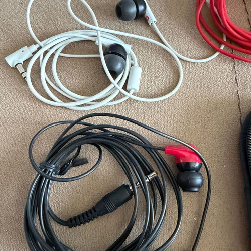 Set of 15 different new earphones
