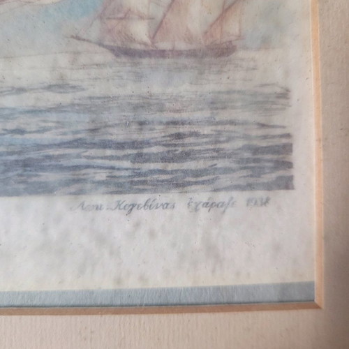 Painting Bricoletta Spetsiotiki 1938 like new
