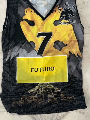 AEK Volley Women's Match Worn Jersey Like New