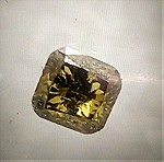  πωλείτε από συλλέκτη ορυκτών πολύτιμων λίθων μοναδικό σπάνιο ορυκτό διαμάντι χρώματος fancy intense greenish yellow brown, σφραγισμένο 0.30 ct με το πιστοποιητικό γνησιότητας του