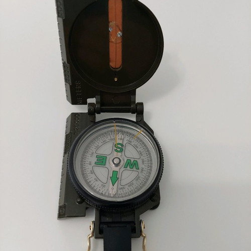 Military compass used from former Soviet Union, plastic
