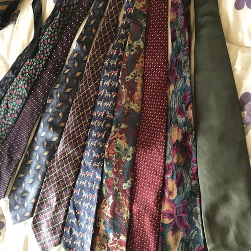 Versace Silk Ties like new, multicolor, made in Italy