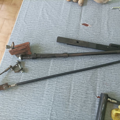 Handmade manual gas and brake lever for Skoda, used