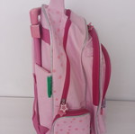 Benetton School Backpack Trolley for Elementary New Pink