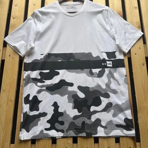 Under Armour HeatGear T-shirt medium white camo very good condition