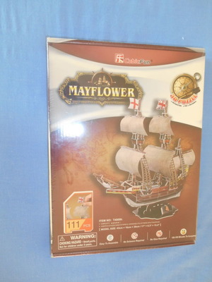 3D Παζλ Mayflower καινούργιο από CubicFun με 111 κομμάτια