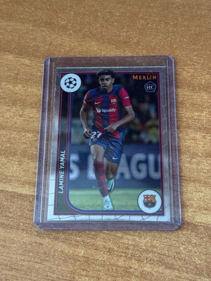 Κάρτα 2024 Topps Merlin Spain FC Barcelona #27 Rookie RC Lamine Yamal καινούργια