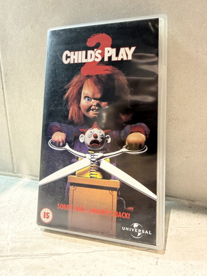 Childs Play 2 VHS tape like new, English edition