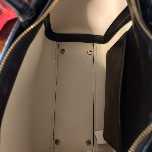 Zara tote bag used, white and beige, with optional long strap