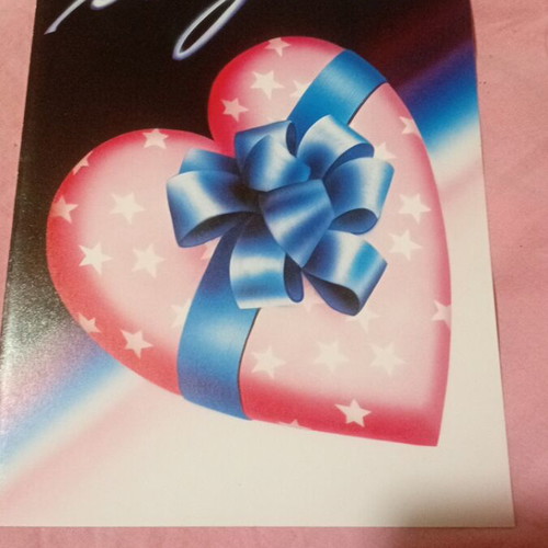 Retro large card 1992 new, collectible