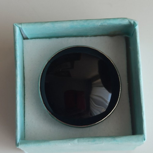 Women's 925 silver ring with black onyx like new