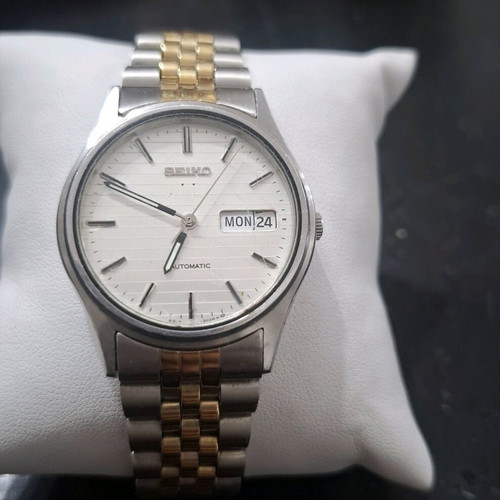 Seiko 5 Automatic two-tone men's watch like new
