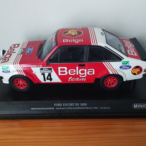 Minichamps Ford Escort RS 1800 rally car #14 1983 limited edition 1:18