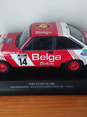 Minichamps Ford Escort RS 1800 αγωνιστικό ράλι #14 1983 limited edition 1:18