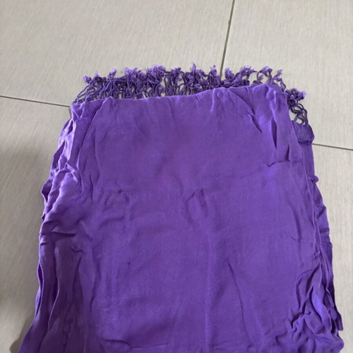 Scarf used, purple, ideal for summer