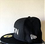  Καπέλο New Era City Word London Fit Essential Μαύρο 7 59FIFTY Συλλεκτικό