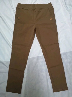 Women's summer pants like new, brown, size S