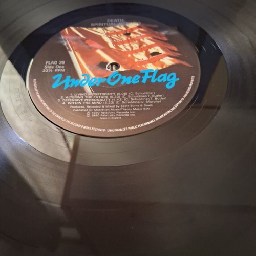Death Spiritual Healing vinyl LP album original UK press