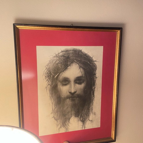 Jesus print wall art like new