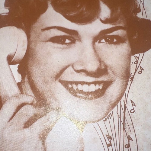 Antique telephone like new with music and 1960s inserts