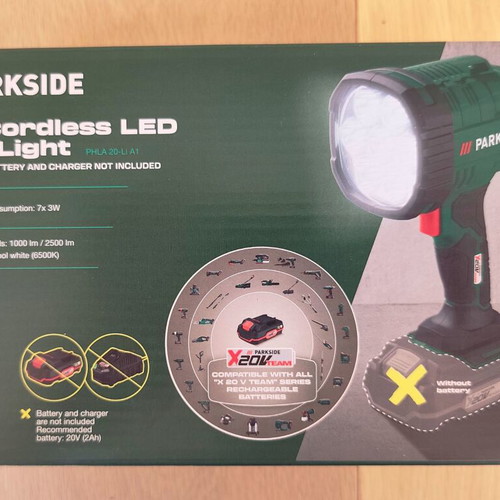 PARKSIDE PHLA 20-Li A1 LED Handheld Spotlight new
