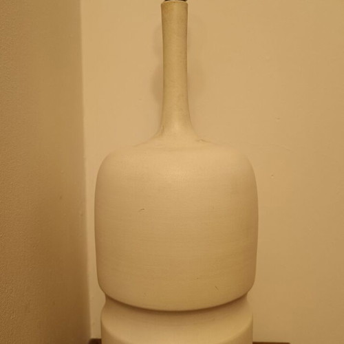Lamp modern Scandinavian design matte ceramic like new