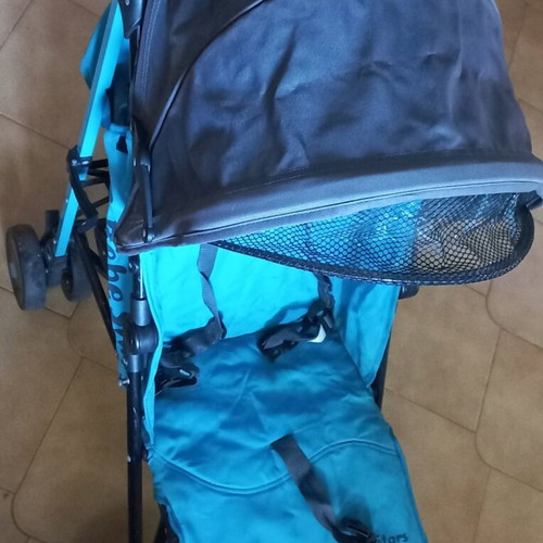 Baby Stars summer stroller used turquoise