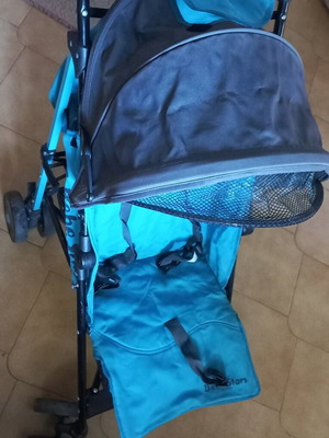 Baby Stars summer stroller used turquoise