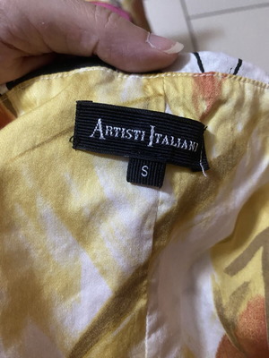 Artisti Italiani dress like new with side zipper and wide belt