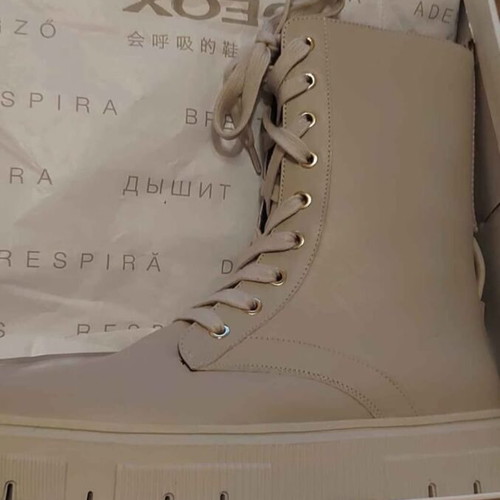 Geox ankle boots size 41 beige new anatomical