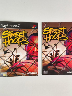 Street Hoops PlayStation 2 εγχειρίδιο και εξώφυλλο παιχνιδιού, αγγλική έκδοση