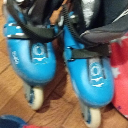 Roller skates size 30-32 like new with helmet and accessories