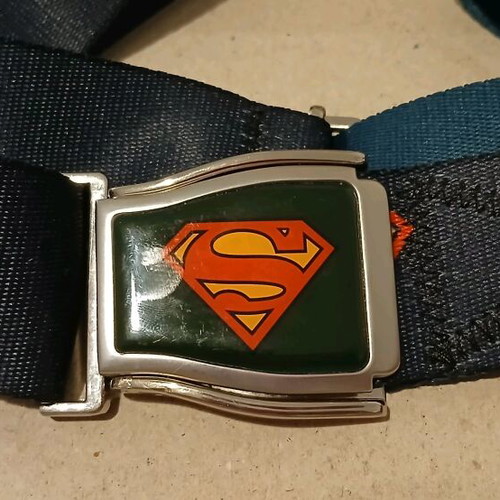 Superman seat belt in like new condition