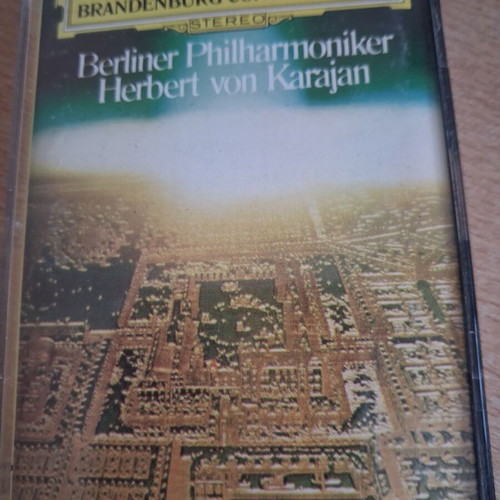 Johann Sebastian Bach Brandenburg Concertos 4, 5, 6 cassette tape like new, classical
