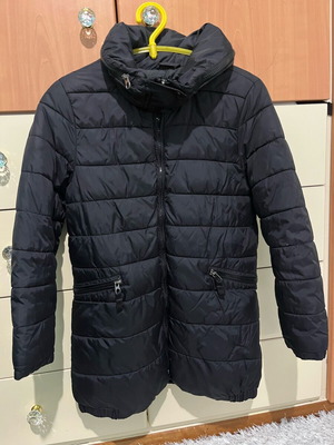 Zara black jacket like new with pockets, size XXXS
