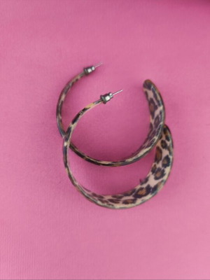 Leopard earrings used, multicolor