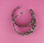 Leopard earrings used, multicolor