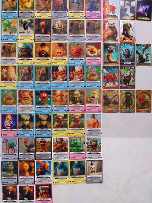Skifidol Italian Brainrot Panini collectible cards pack of 64 like new