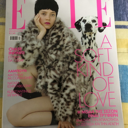 Magazines pack of 5 used Elle, Madame Figaro, Elle Decoration