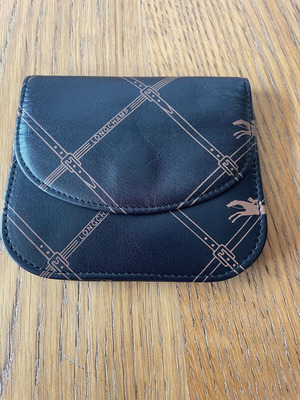 Longchamp wallet new, soft leather coin purse black and brown
