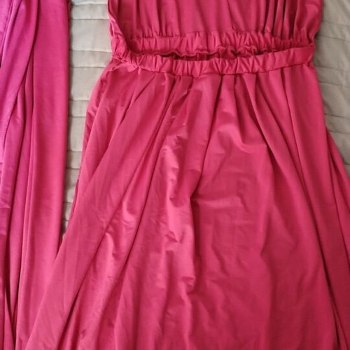Multifunctional maxi dress like new, pink, size S
