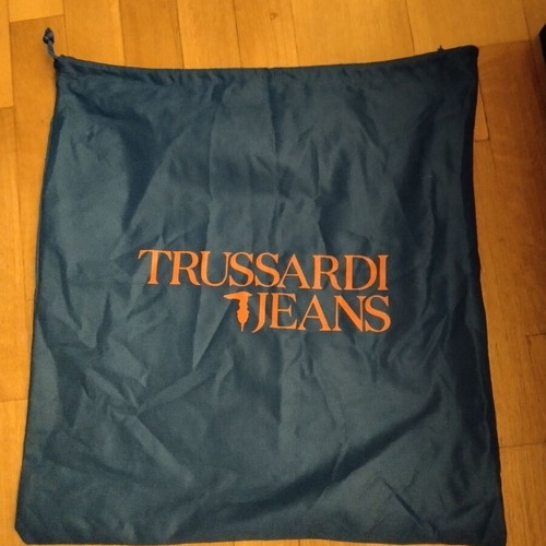 Trussardi Jeans Dust Bag blue like new, drawstring closure